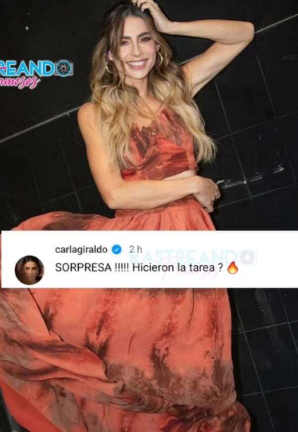 Carla Giraldo habló sobre lo sucedido con Cristina Hurtado.
