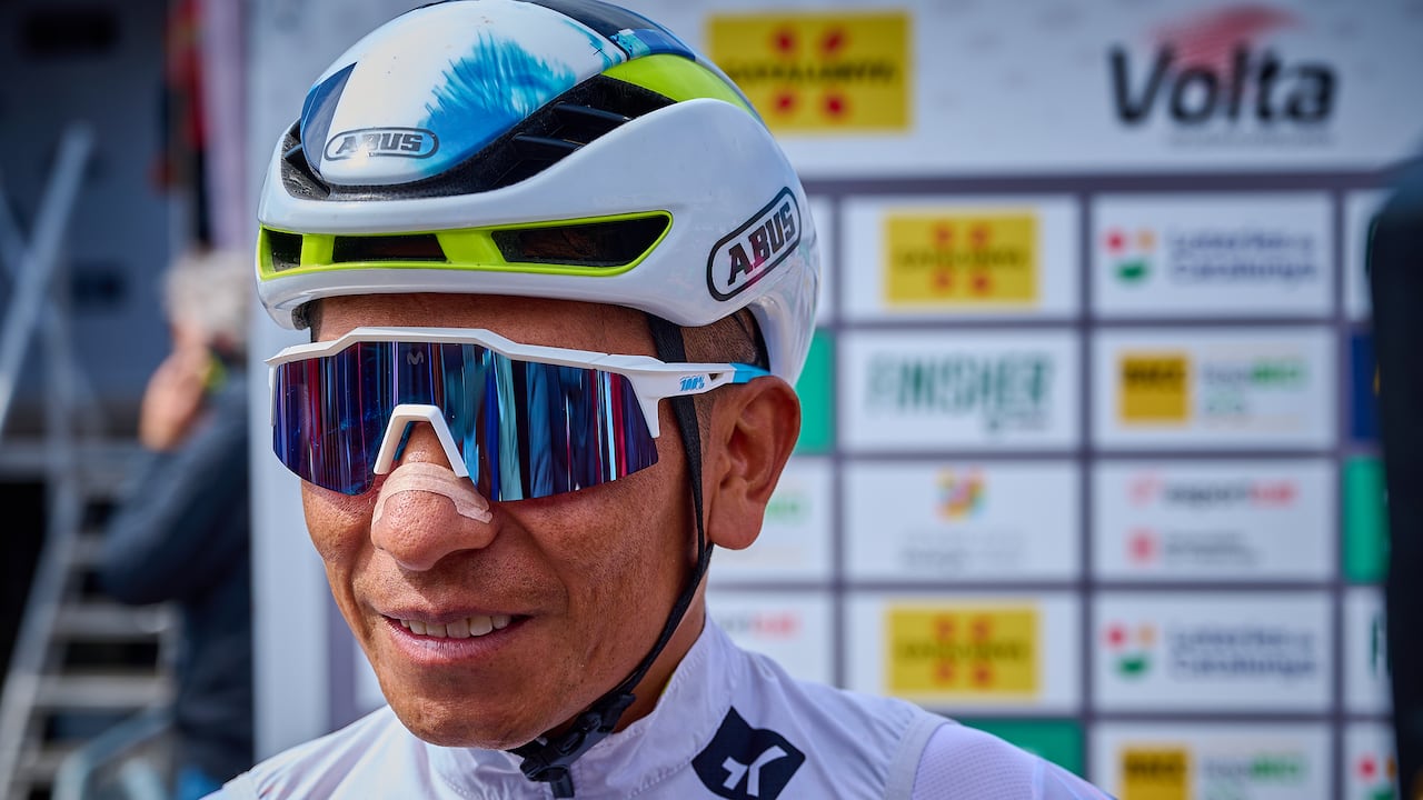 Nairo Quintana, ciclista colombiano al servicio de Movistar Team.