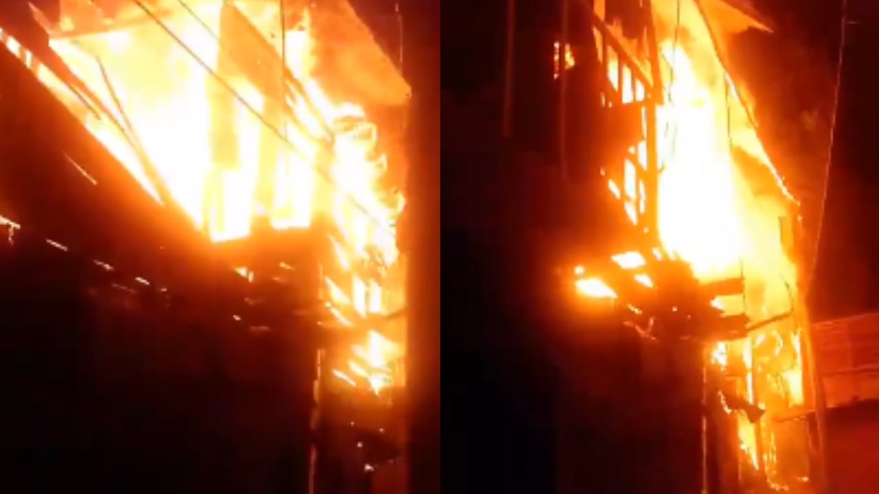 El incendio habría sido controlado en horas de la madrugada.