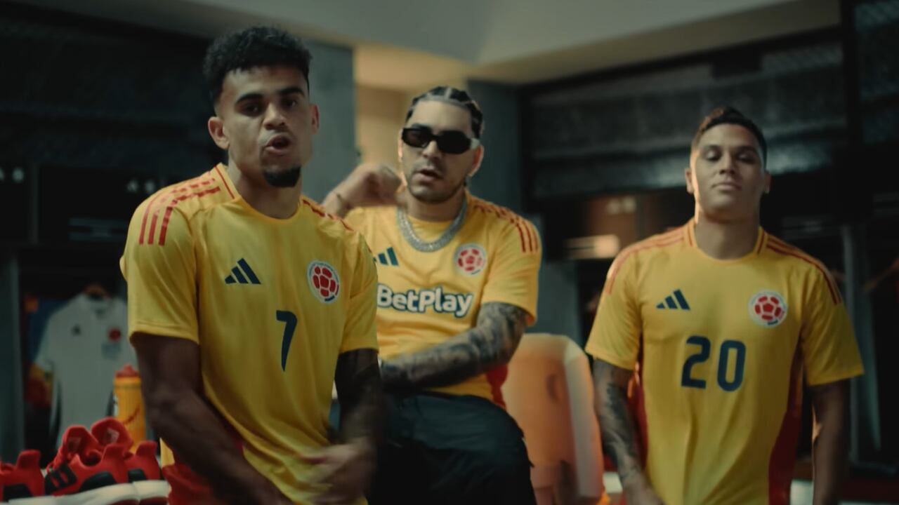 Luis Díaz y Juan Fernando Quintero salen cantando en el video de 'El ritmo que nos une' de Ryan Castro.