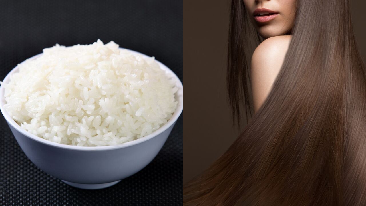 El agua de arroz puede ayudar a aminorar el 'frizz' e hidratar el cabello.