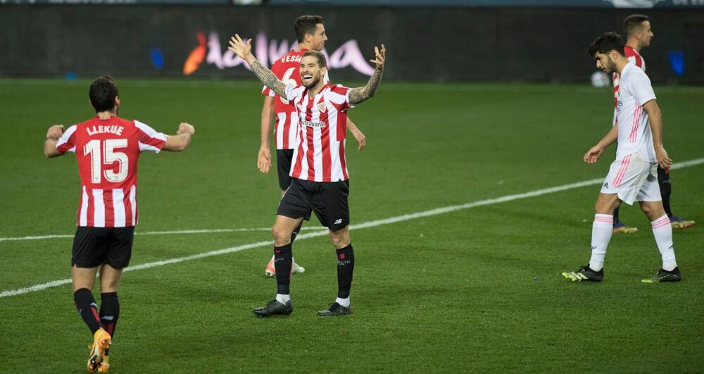 Athletic de Bilbao en la final de la Supercopa de España tras derrotar 2-1 frente al Real Madrid