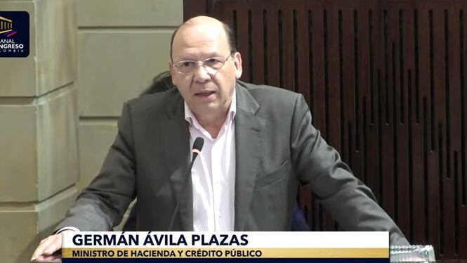 Germán Ávila, ministro de hacienda