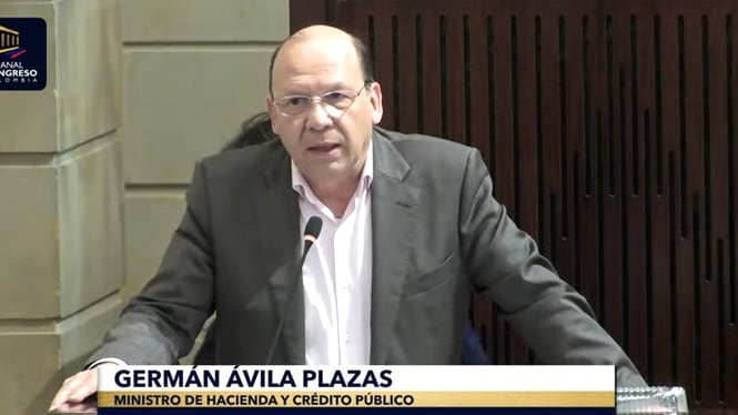 Germán Ávila, ministro de hacienda