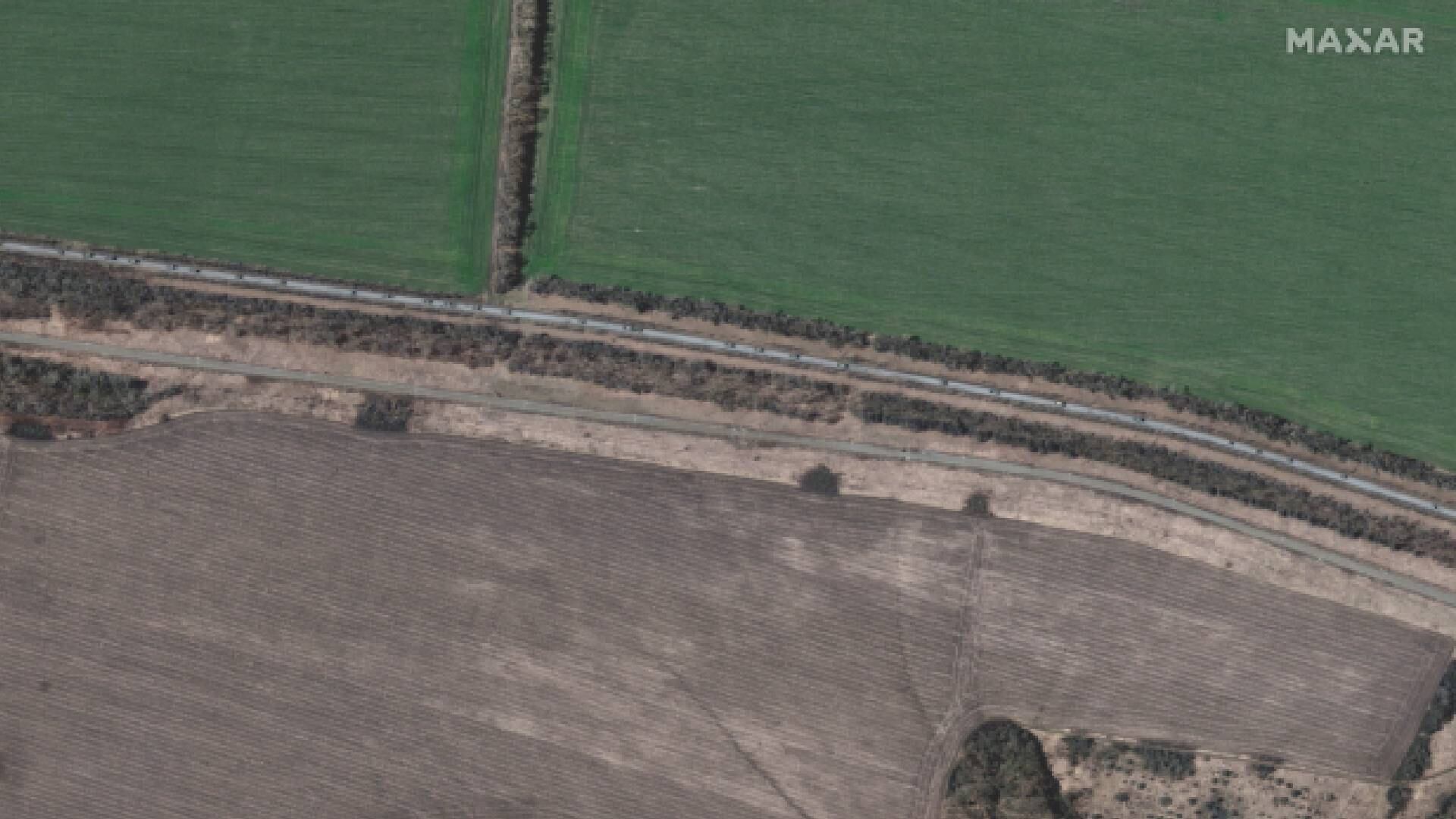 Imágenes por satélite detectan un convoy ruso de 12 km en el este de Ucrania.