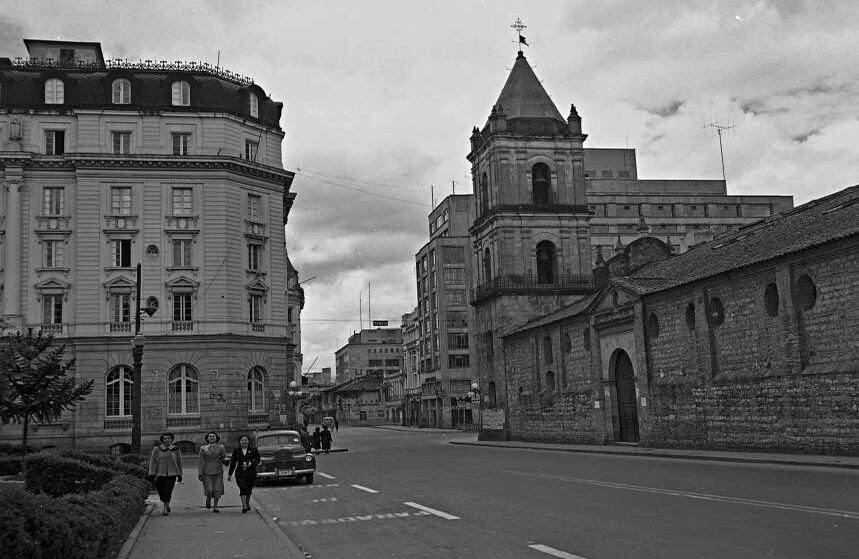 [Parque Santander] 1952 Saúl Orduz Fondo Saúl Orduz / Colección Museo de Bogotá.
