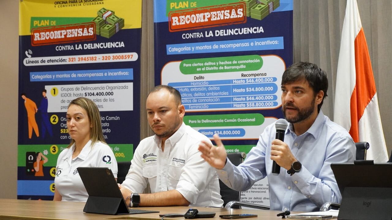 Secretaria de Gobierno, Jefe de seguridad y Convivencia ciudadana y alcalde de Barranquilla