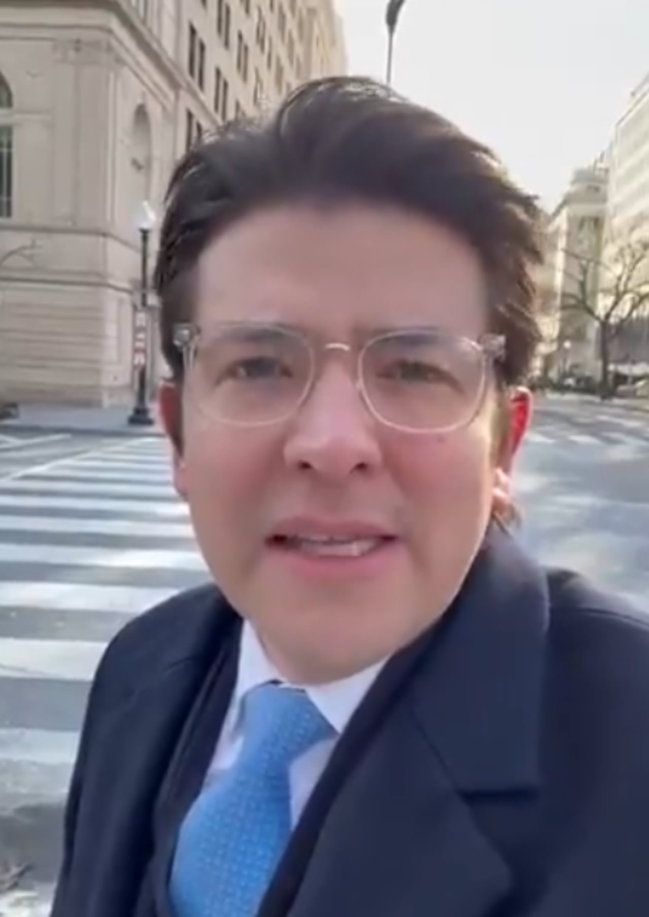 Miguel Uribe Turbay, en Washington, Estados Unidos.