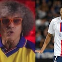 Pibe Valderrama y Kylian Mbappé
