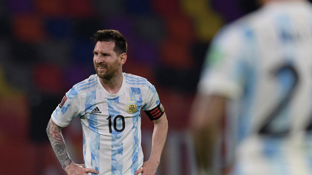 Lionel Messi con la Selección Argentina.
