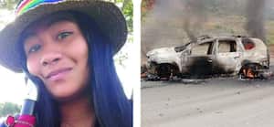 La líder indígena Raquel Trujillo Mestizo, salió ilesa del atentado.