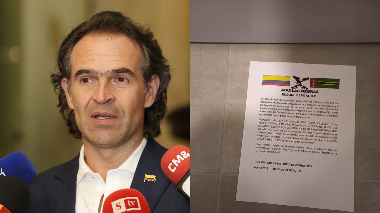 Federico Gutiérrez amenazas