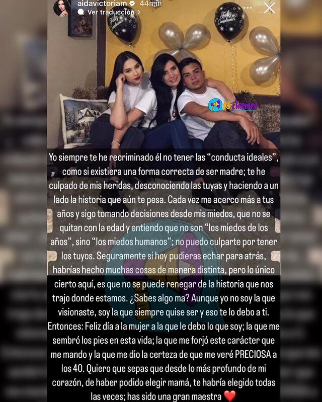 Foto: Instagram @aidavictoriam.