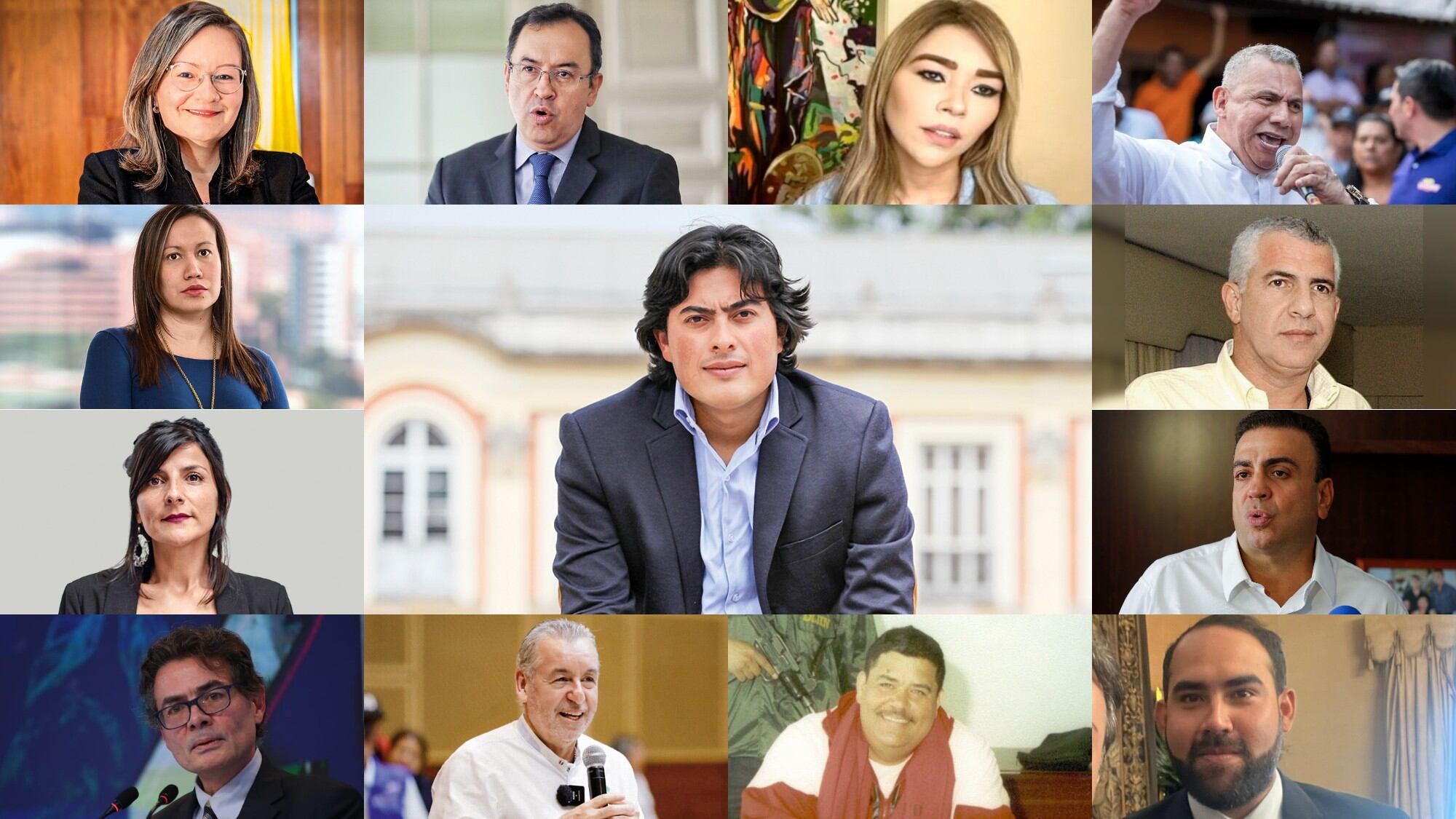 Los protagonistas de la polémica que envuelve a Nicolás Petro.