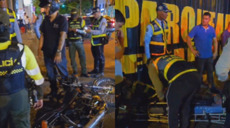 Agresión a agente de tránsito en Cali.