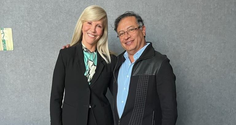 Dilian Francisca Toro y Gustavo Petro