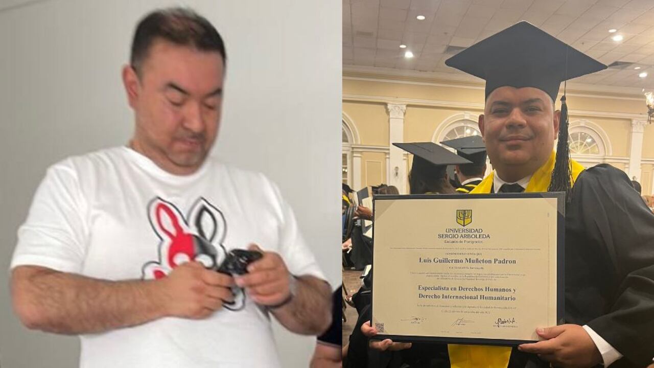 Alias Gatico y su abogado Luis Guillermo Muñeton.