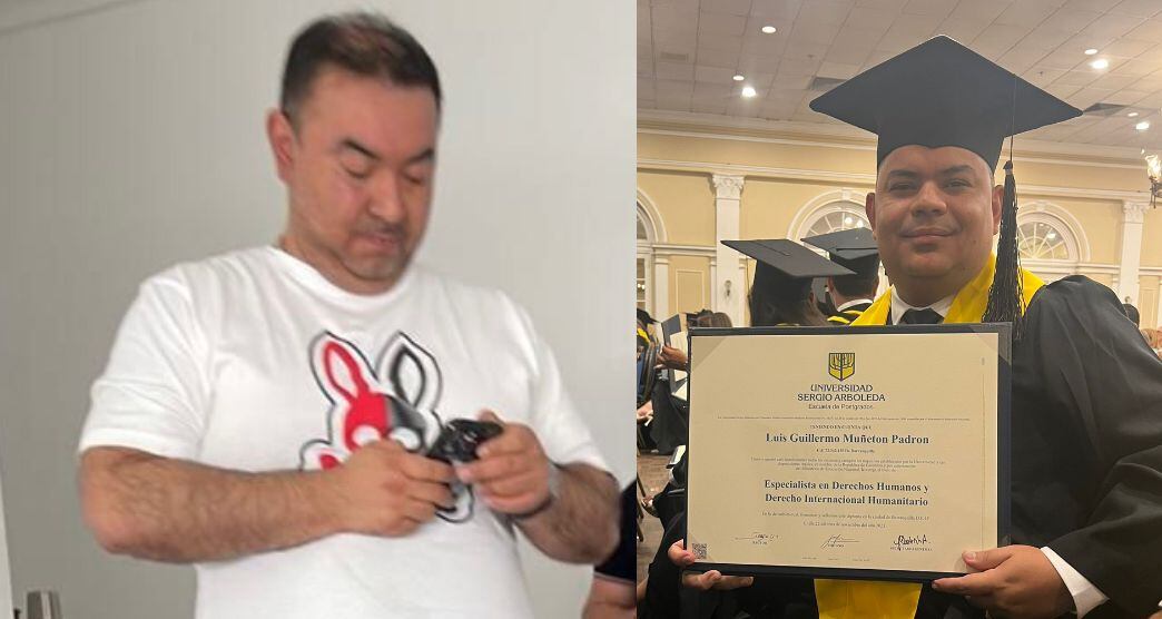 Alias Gatico y su abogado Luis Guillermo Muñeton.