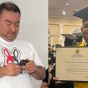 Alias Gatico y su abogado Luis Guillermo Muñeton.