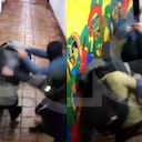 Momento del ataque en el a estudiante en la Universidad Nacional.