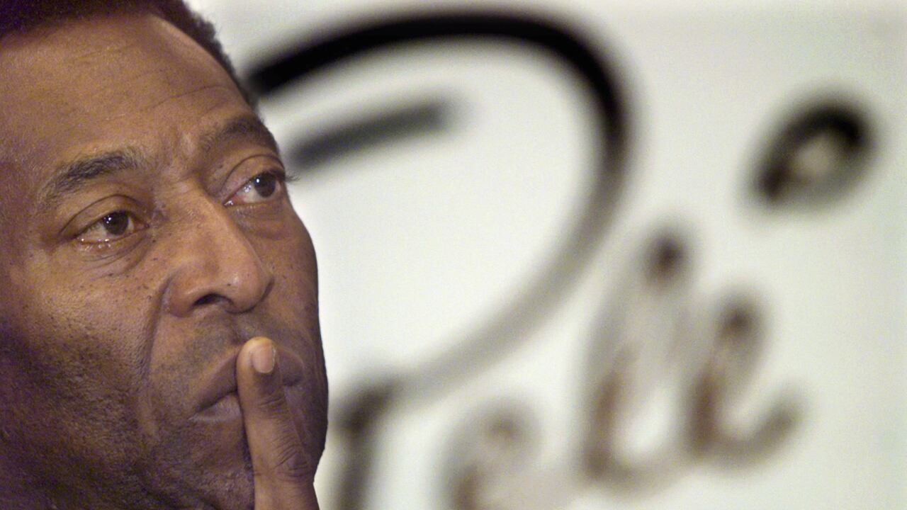 Pelé en una entrevista en 2001.