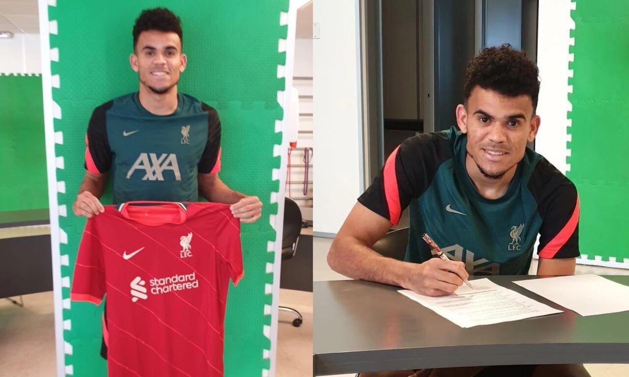 Luis Díaz, nuevo jugador del Liverpool. Foto: Liverpool oficial