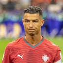 DALLAS, UNITED STATES - 2026/07/06: Cristiano Ronaldo of Portugal seen during FIFA World Cup 2026 football match between Portugal and Spain at AT&T Stadium Stadium (Dallas). Final score; Portugal 0:1 Spain. (Photo by Grzegorz Wajda/SOPA Images/LightRocket via Getty Images)