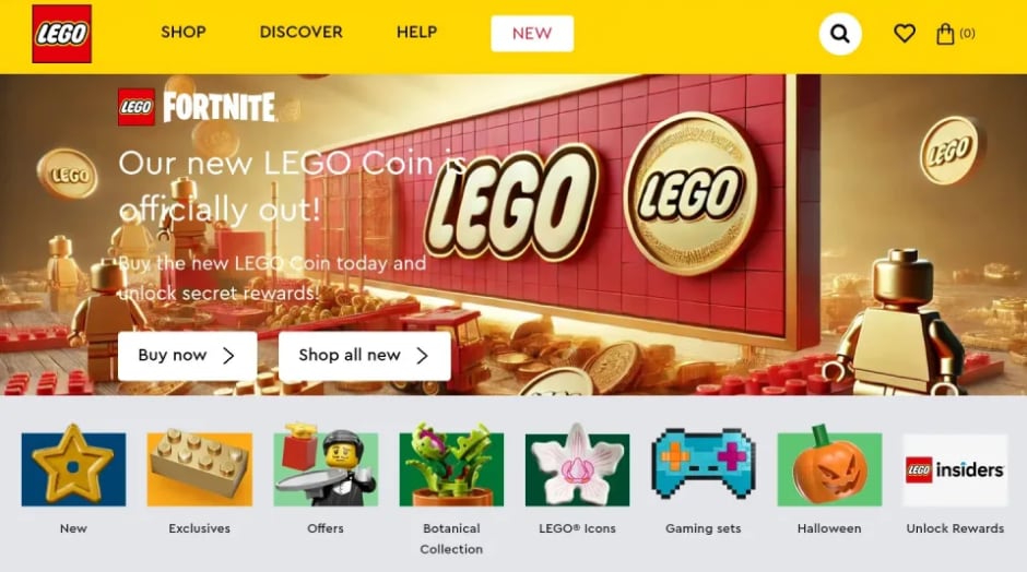 Un ciberataque dirigido al portal de LEGO comprometió temporalmente la seguridad de la página, con el objetivo de estafar a los usuarios mediante la venta de criptomonedas ficticias.