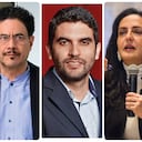 Iván Cepeda, Hernán Cadavid, María Fernanda Cabal y Andrés Forero.
