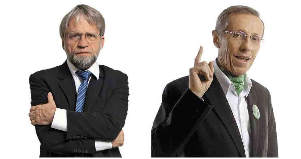 Antanas Mockus y Antonio Navarro Wolff.