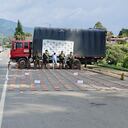 Cargamento de droga incautada.