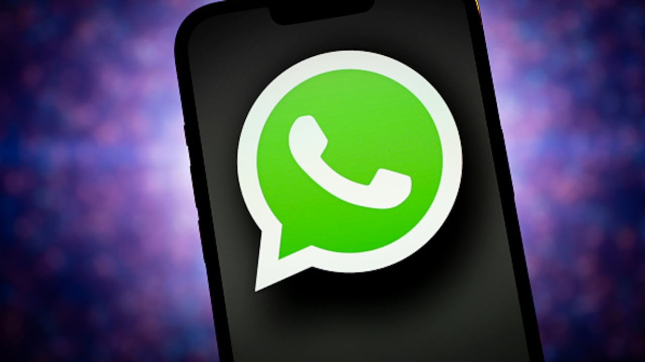 WhatsApp logo.