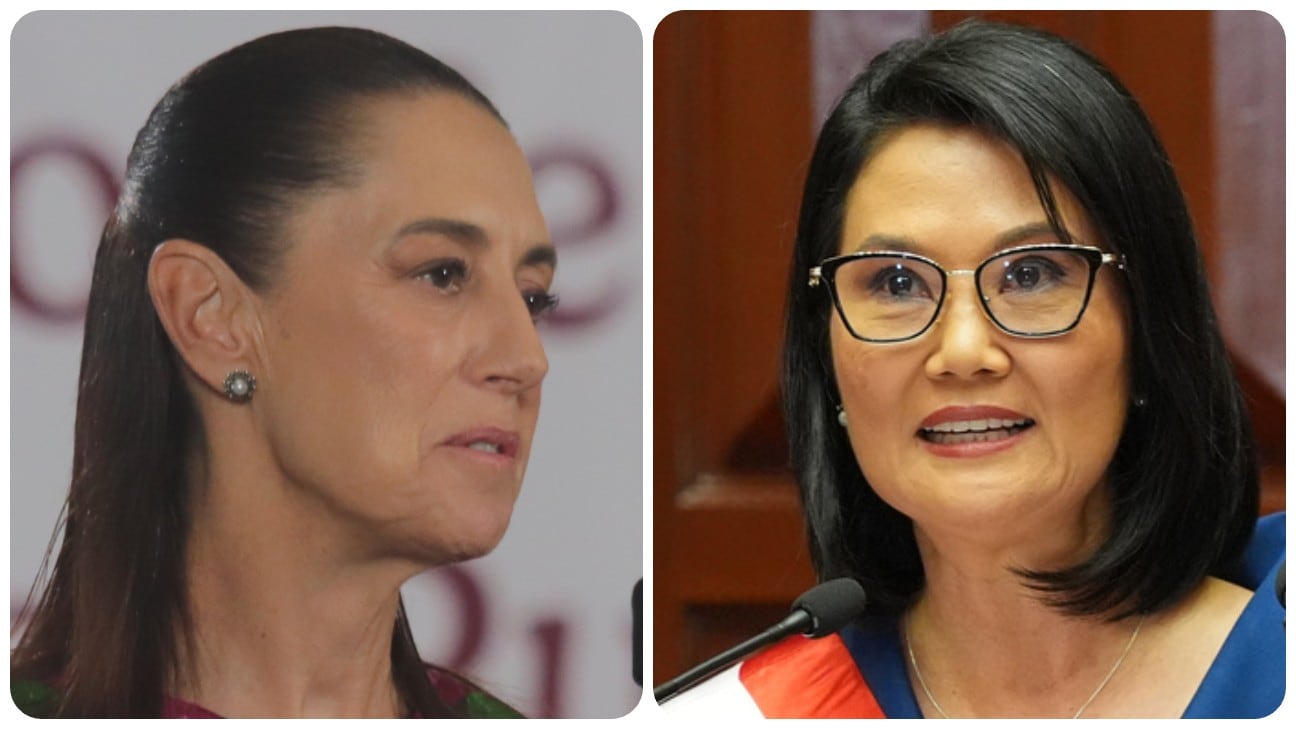 Claudia Sheinbaum y Keiko Fujimori