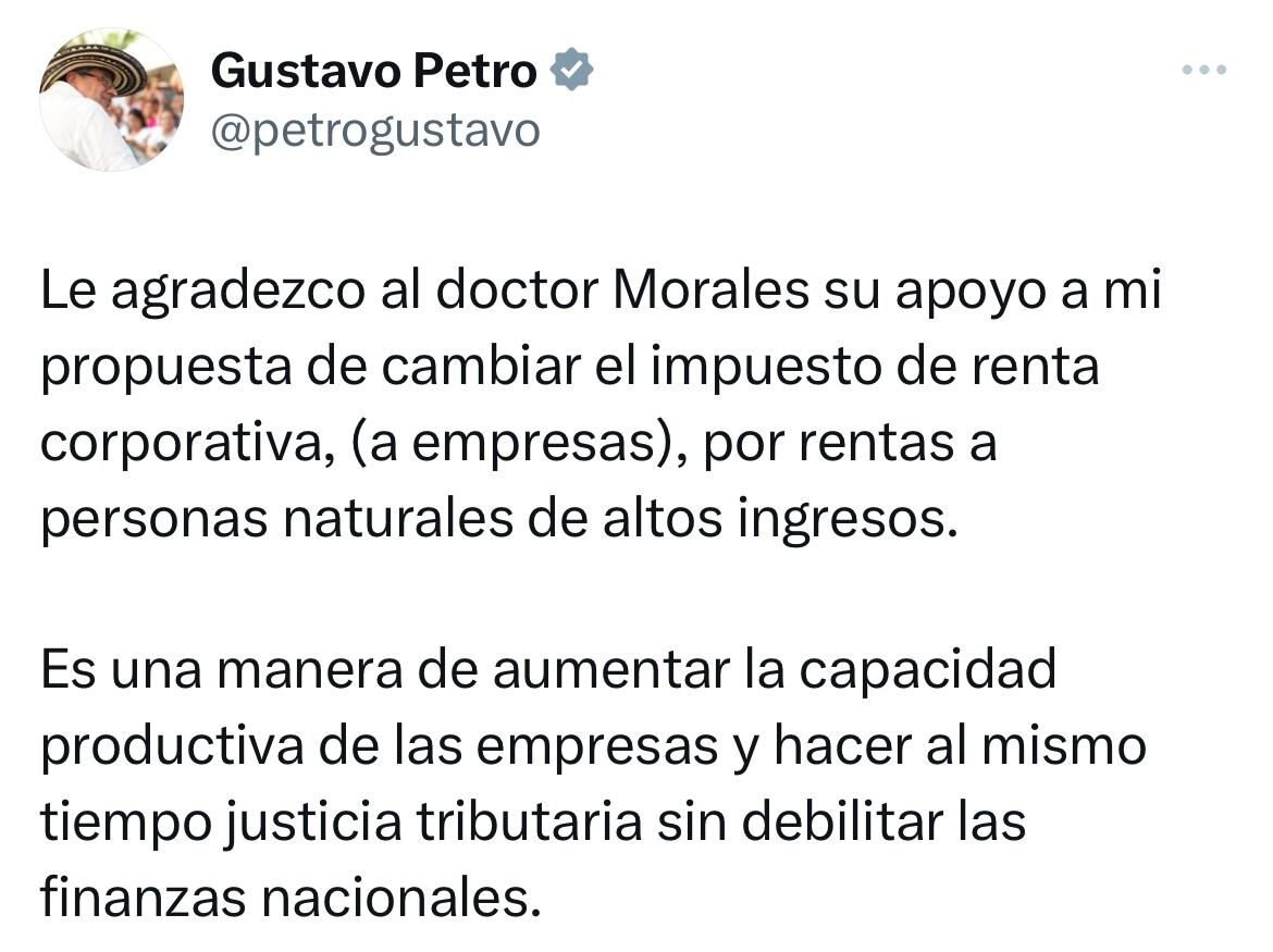 Mensaje presidente Gustavo Petro