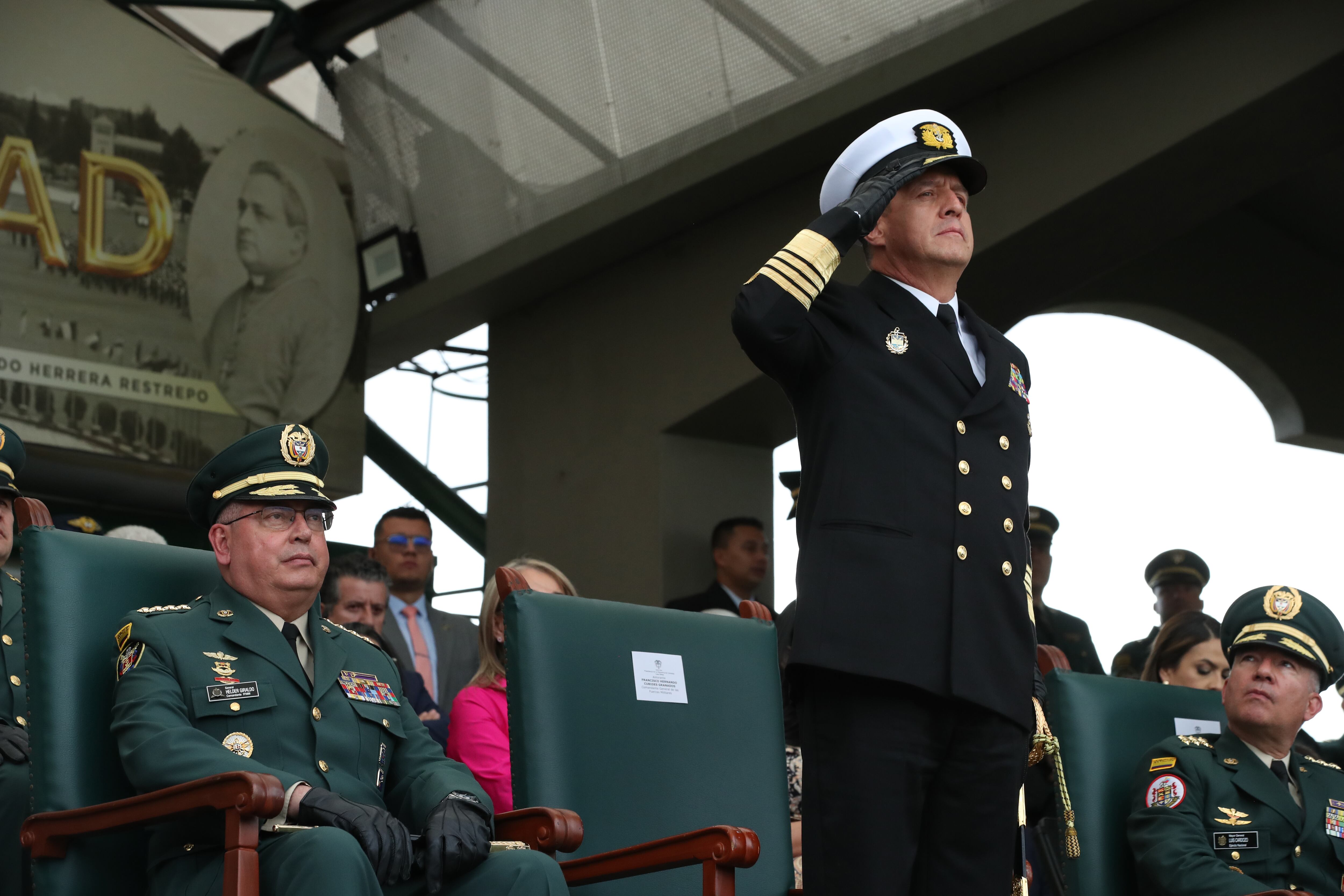 Comandante General de las Fuerzas Militares almirante Francisco Cubides Granados
Escuela Militar de Cadetes General José María Córdova
Bogota julio 9 del 2024
Foto Guillermo Torres Reina / Semana