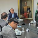 Alcaldes se reunieron con el ministro de Defensa.