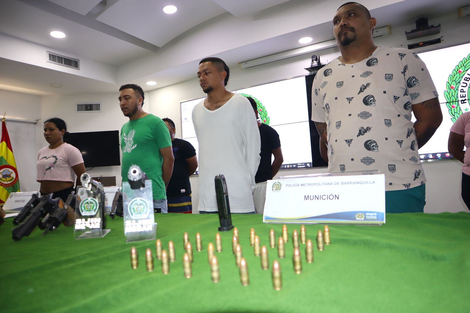 Detenidos en redada contra Los Costeños en Barranquilla.