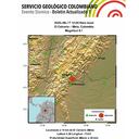Fuerte sismo se presentó en Colombia al medio día del jueves, también se sintieron dos fuertes réplicas.