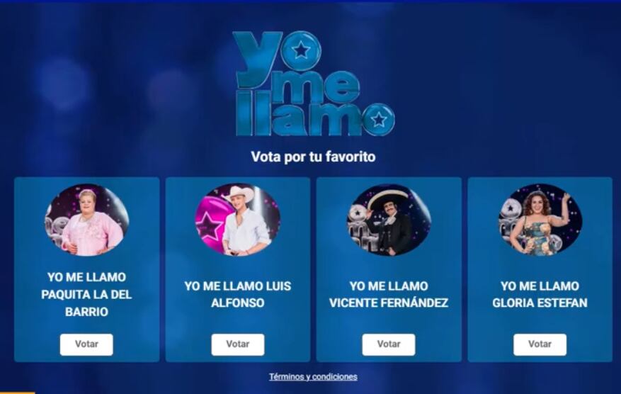 Esta es la plataforma en la que puede votar por su doble favorito de Yo me llamo 2025'.
