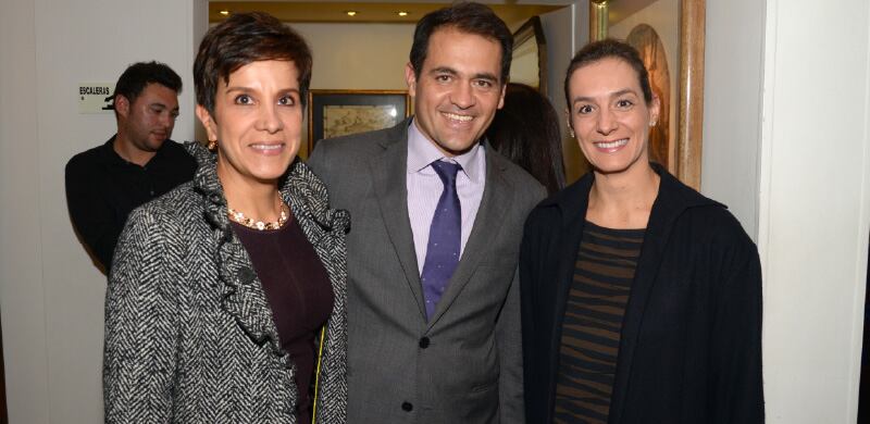 Claudia Serna, Fabián Hernández y María Jimena Durán.