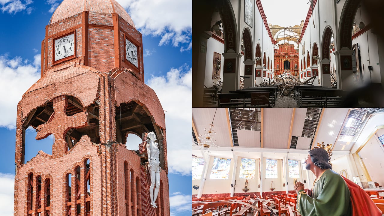 SEMANA retrató el nivel de furia del terremoto con los templos religiosos en varios departamentos.