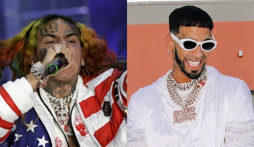 Tekashi arremetió contra Anuel por una publicación reciente del puertorriqueño. Fotos: AP e Instagram @anuel