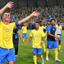 Cristiano Ronaldo celebró el paso a la Champions League Asiática