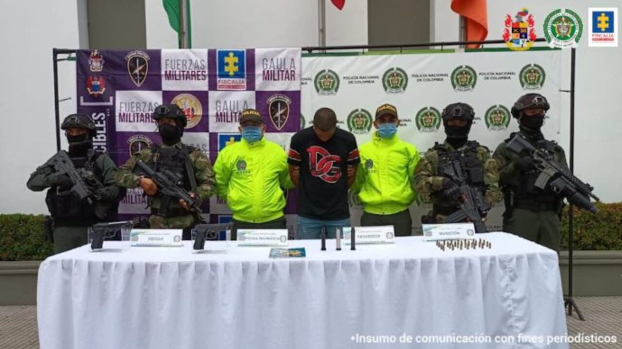 Capturado integrante del Clan del Golfo, condenado a más de 40 años de prisión por doble homicidio en Antioquia