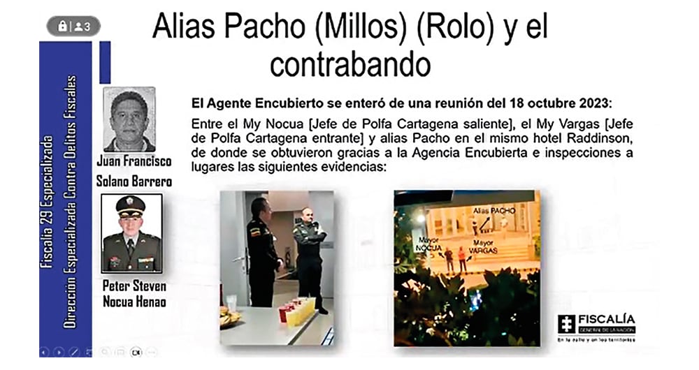 Hay varios policías involucrados.