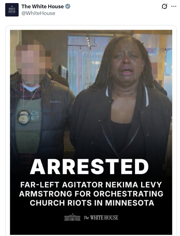 En su publicación, la Casa Blanca omitió cualquier referencia a la edición digital de la fotografía.