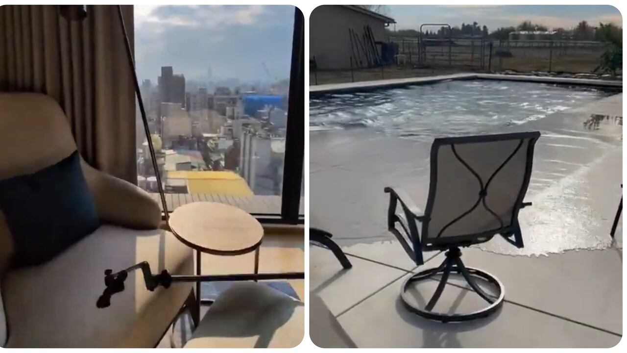 Usuarios de las redes sociales compartieron videos durante el movimiento telúrico