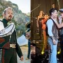 Pepe Aguilar, Ángela Aguilar y Christian Nodal