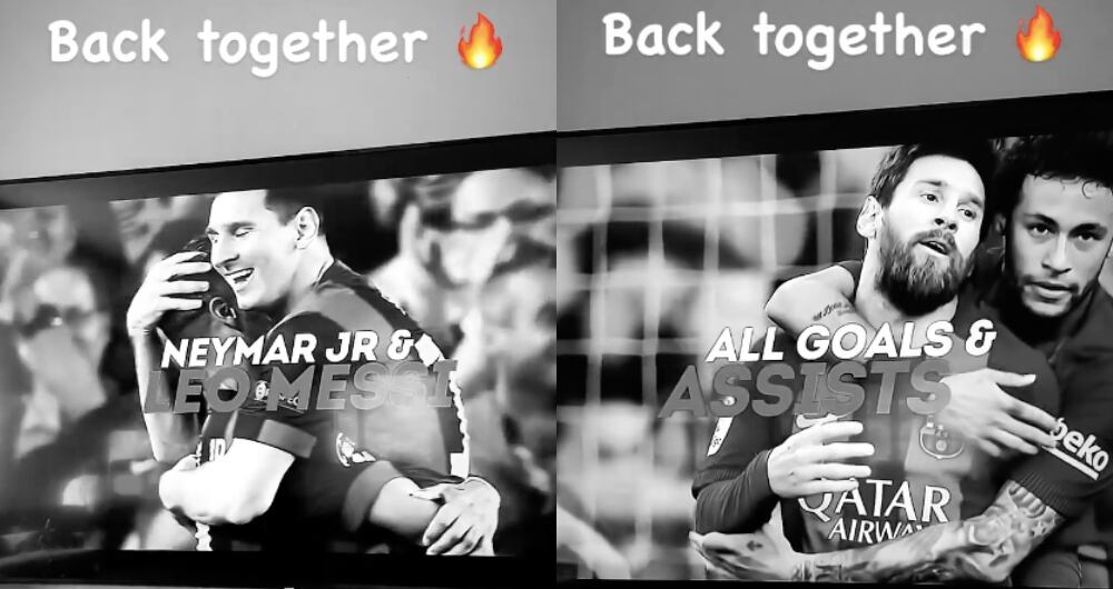 Lionel Messi y Neymar