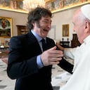 Javier Milei y el papa Francisco